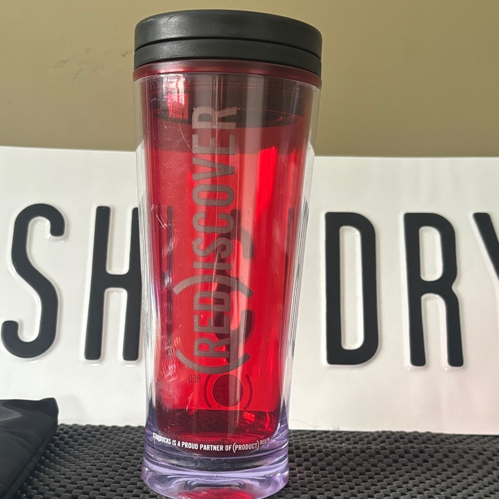 Starbucks red tumbler